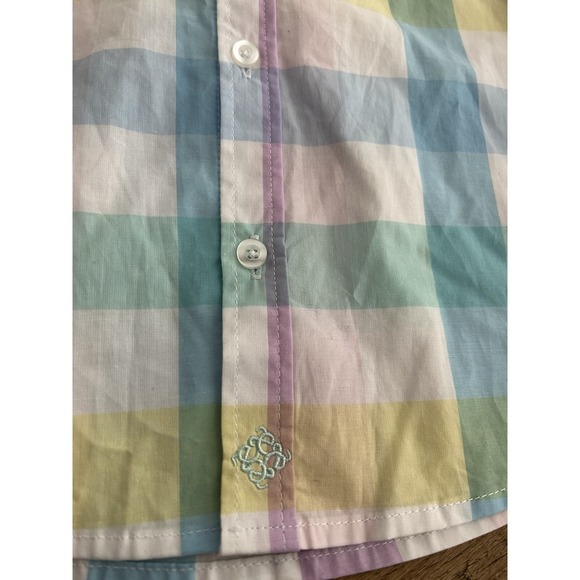 Andy & Evan Kids Pastel Check Plaid LS Button Down Shirt Size 2T NWT - Picture 8 of 9